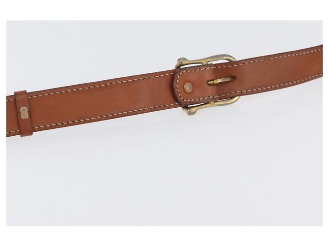 Céline CELINE Macadam Canvas Shoulder Bag PVC Leather Brown Gold - vista 8