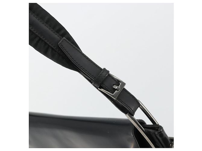 GUCCI Shoulder Bag Leather Black Silver 001 3195 - vista 14