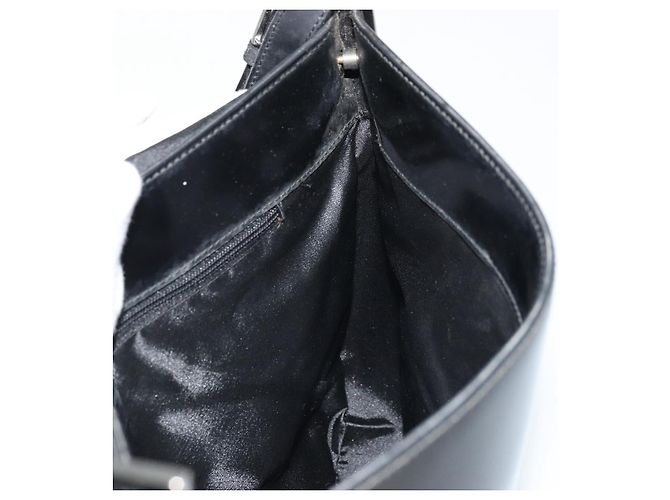 GUCCI Shoulder Bag Leather Black Silver 001 3195 - vista 18