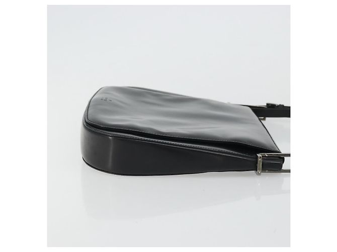 GUCCI Shoulder Bag Leather Black Silver 001 3195 - vista 4