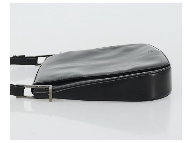 GUCCI Shoulder Bag Leather Black Silver 001 3195 - vista 5