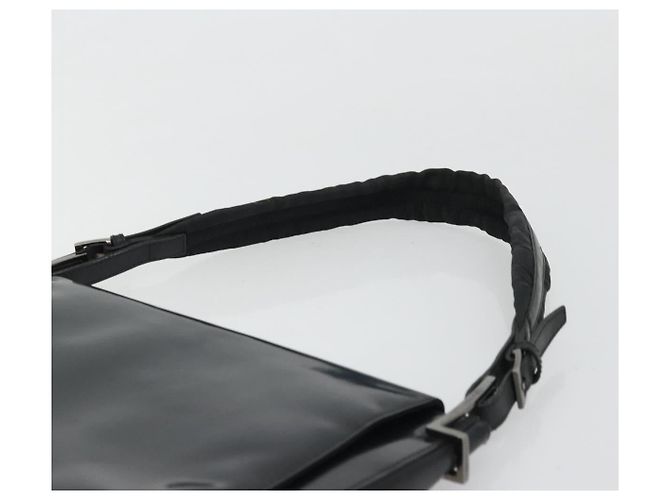 GUCCI Shoulder Bag Leather Black Silver 001 3195 - vista 8
