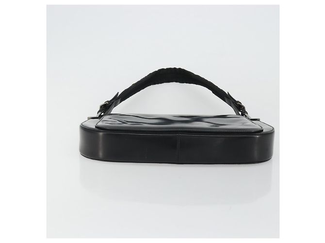 GUCCI Shoulder Bag Leather Black Silver 001 3195 - vista 9