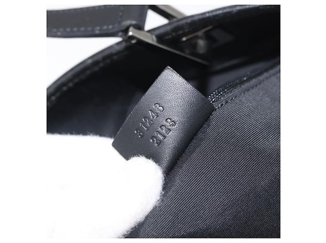 GUCCI GG Canvas Tote Bag Black Silver 31243 - vista 21