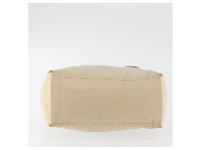 PRADA Shoulder Bag Nylon Beige Silver - vista 5