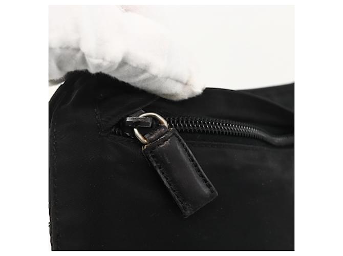 PRADA Shoulder Bag Nylon Black Silver - vista 10