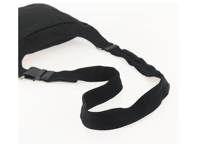 PRADA Shoulder Bag Nylon Black Silver - vista 7