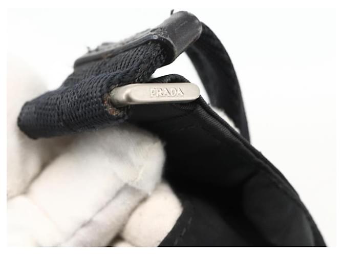 PRADA Shoulder Bag Nylon Black Silver - vista 9
