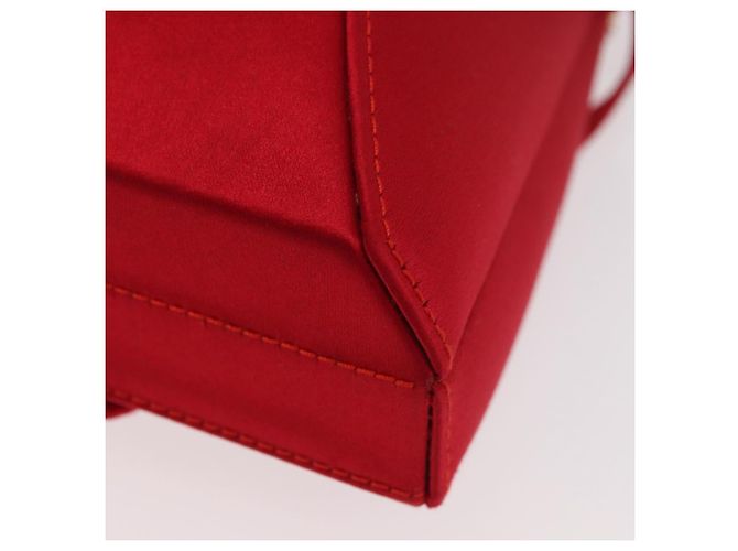 LOEWE Shoulder Bag Satin Red Gold - vista 14