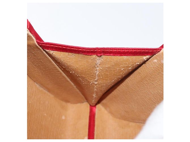 LOEWE Shoulder Bag Satin Red Gold - vista 19