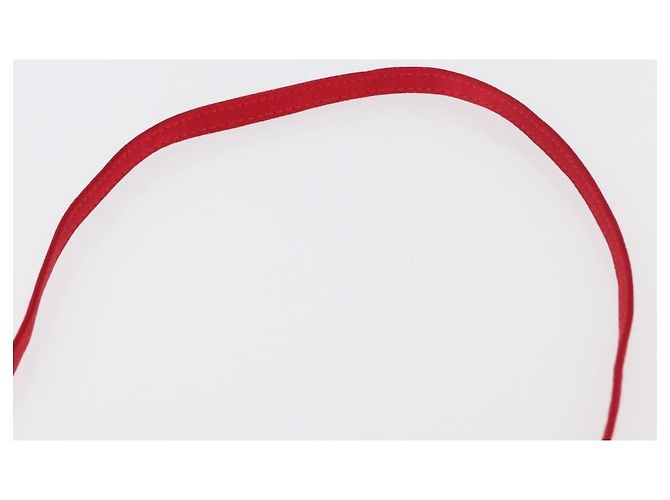 LOEWE Shoulder Bag Satin Red Gold - vista 8