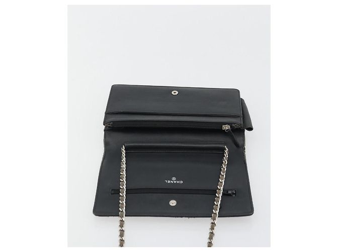 CHANEL COCO Mark Chain Shoulder Bag Patent leather Black Silver CC - vista 15