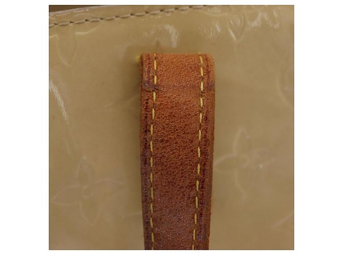 LOUIS VUITTON Monogram Vernis Reade PM Hand Bag Beige M91144 LV - vista 10