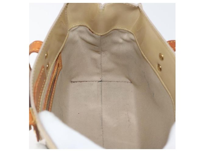 LOUIS VUITTON Monogram Vernis Reade PM Hand Bag Beige M91144 LV - vista 18