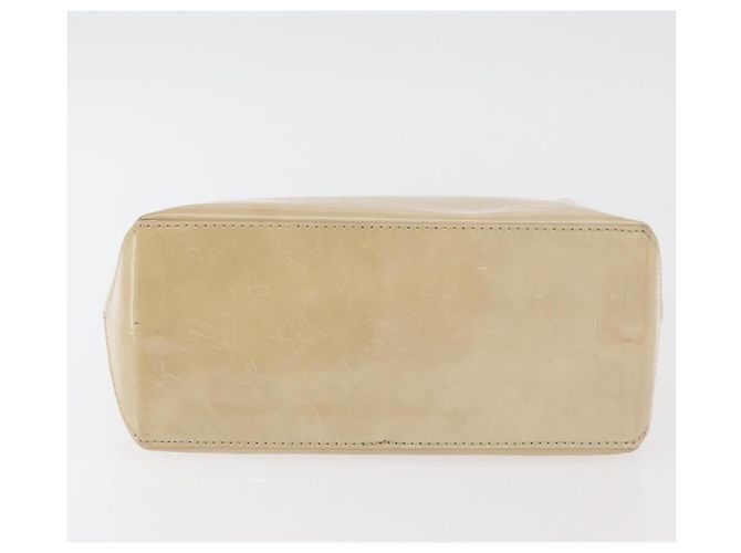 LOUIS VUITTON Monogram Vernis Reade PM Hand Bag Beige M91144 LV - vista 5