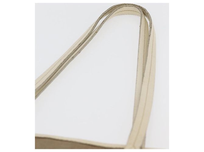 PRADA Tote Bag Canvas Beige Gold - vista 8