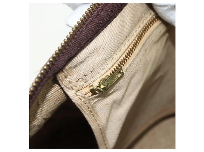 Christian Dior Trotter Canvas Hand Bag Brown Silver - vista 18