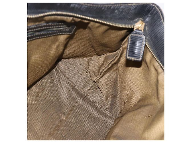FENDI Zucca Canvas Hand Bag Brown Black - vista 17