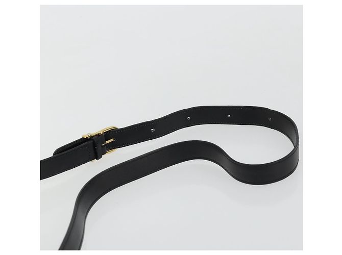 Céline CELINE Circle Shoulder Bag Leather Black Gold - vista 8