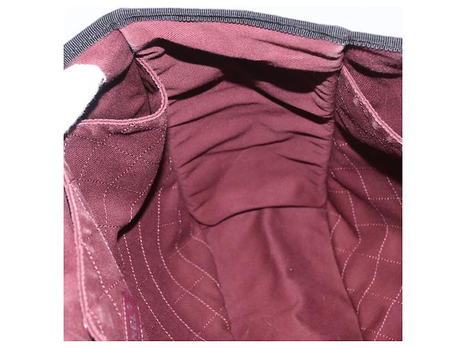 CHANEL Ladies First Tote Bag Canvas White Silver CC - vista 18