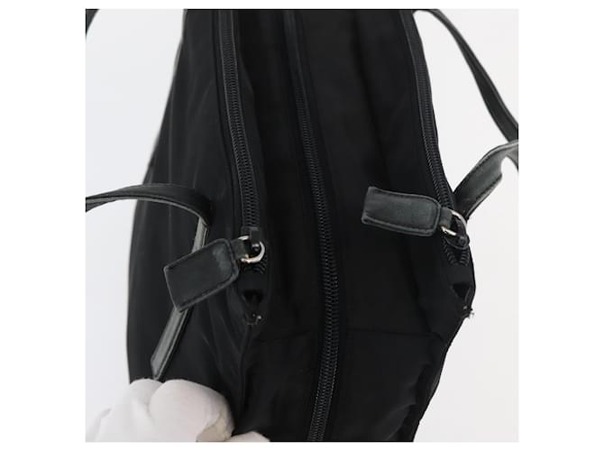 PRADA Tote Bag Nylon Black Silver - vista 10