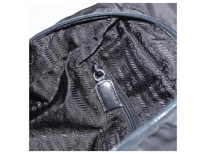 PRADA Tote Bag Nylon Black Silver - vista 22