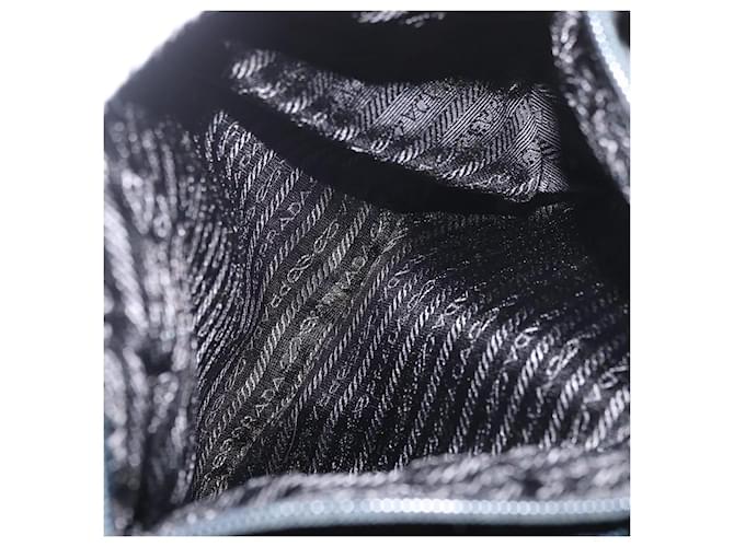 PRADA Tote Bag Nylon Black Silver - vista 25