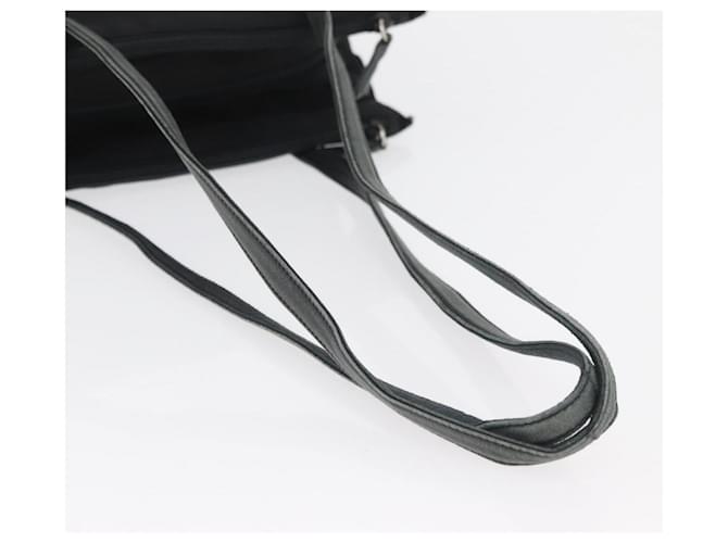 PRADA Tote Bag Nylon Black Silver - vista 7