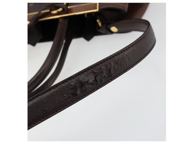 FENDI To joule Tote Bag Leather 2way Brown Gold - vista 16