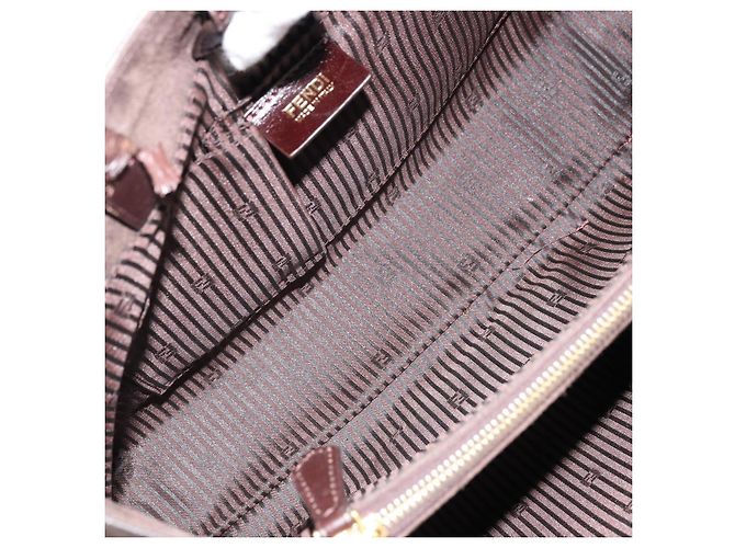 FENDI To joule Tote Bag Leather 2way Brown Gold - vista 24