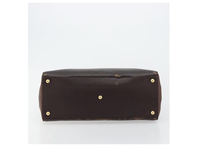 FENDI To joule Tote Bag Leather 2way Brown Gold - vista 8