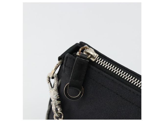 Christian Dior Hand Bag Canvas Black - vista 11