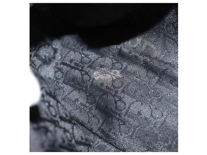 Christian Dior Hand Bag Canvas Black - vista 12