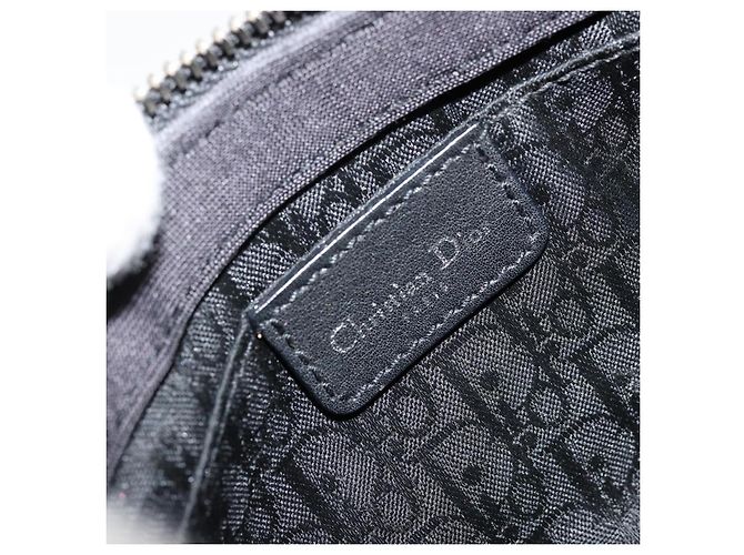 Christian Dior Hand Bag Canvas Black - vista 20