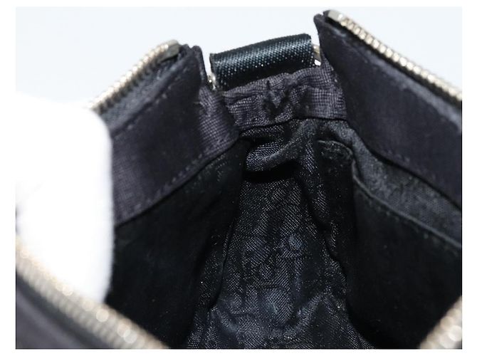 Christian Dior Hand Bag Canvas Black - vista 23