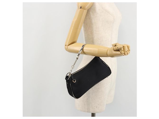 Christian Dior Hand Bag Canvas Black - vista 26