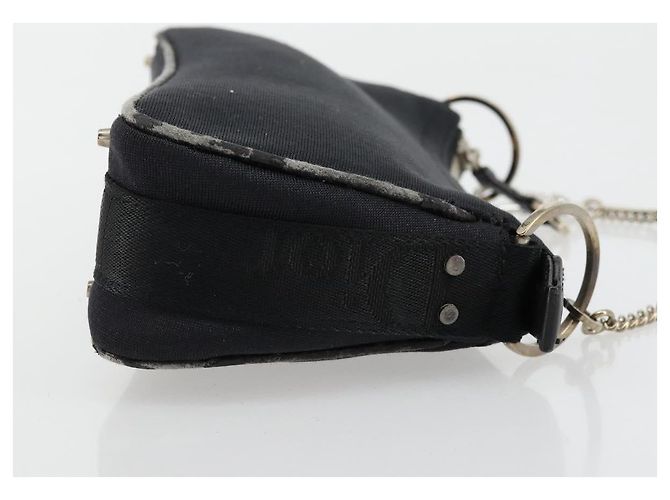 Christian Dior Hand Bag Canvas Black - vista 3