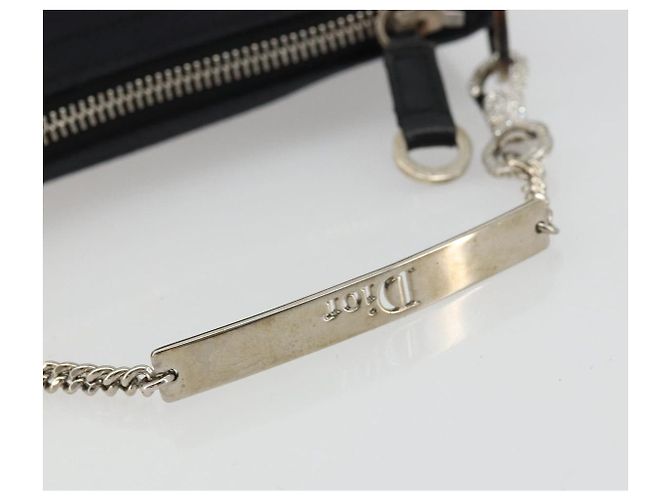 Christian Dior Hand Bag Canvas Black - vista 8
