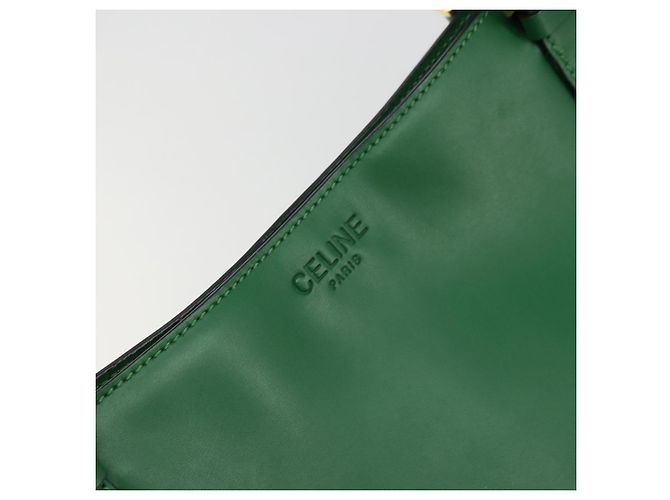Céline CELINE Shoulder Bag Leather Green Gold - vista 18