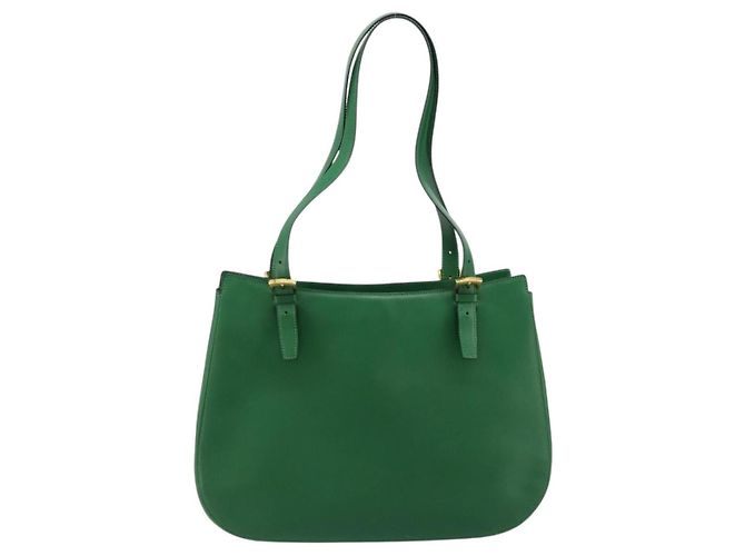 Céline CELINE Shoulder Bag Leather Green Gold - vista 2