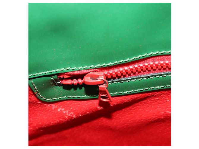 Céline CELINE Shoulder Bag Leather Green Gold - vista 21