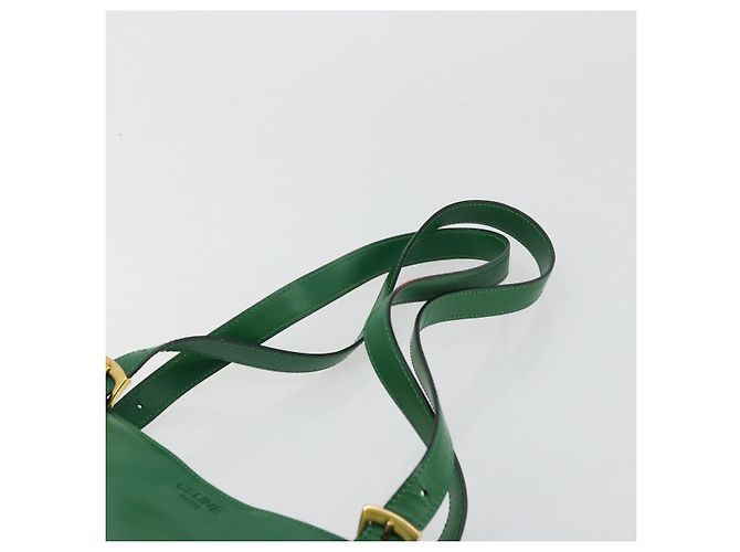 Céline CELINE Shoulder Bag Leather Green Gold - vista 8