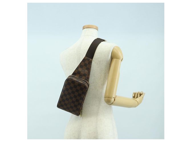 LOUIS VUITTON Damier Ebene Geronimos Shoulder Bag N51994 LV - vista 11