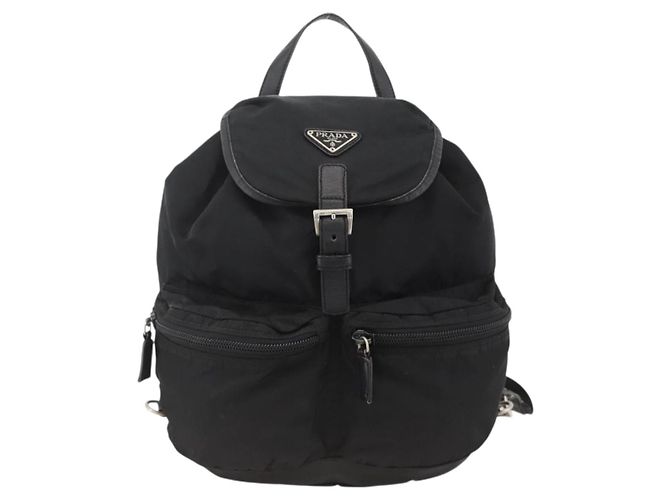 PRADA Rucksack Nylon Black Silver - Ansicht 13