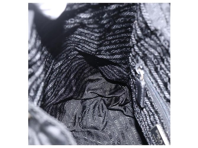 PRADA Rucksack Nylon Black Silver - Ansicht 23