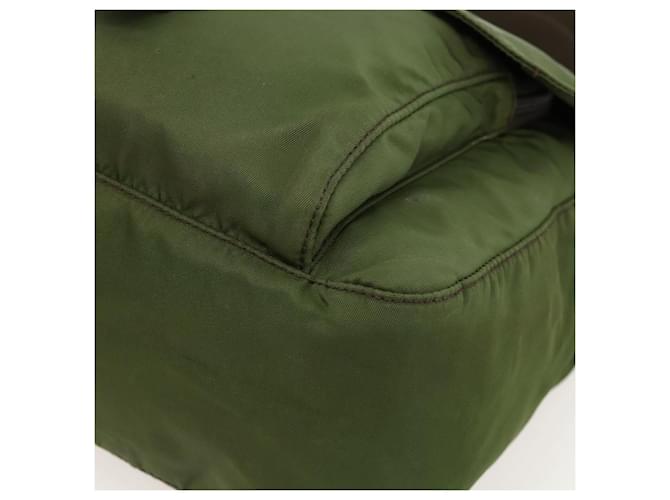 PRADA Shoulder Bag Nylon Green Silver - vista 15