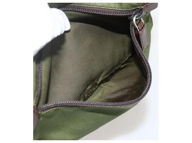 PRADA Shoulder Bag Nylon Green Silver - vista 28