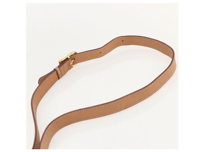 Céline CELINE Macadam Canvas Circle Shoulder Bag PVC Leather Brown Gold - vista 8