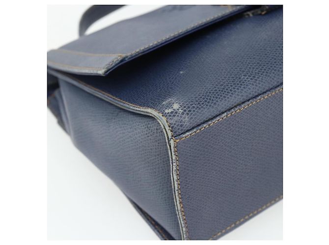 LOEWE Hand Bag Leather 2way Navy Gold - vista 15