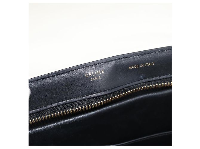 Céline CELINE Trapeze Hand Bag Canvas Leather 2way Gold Beige - vista 21